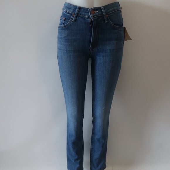 NWT Womens Mother (Item-88) Blue Insider Sneak Loafers And Lassos Jeans 24 - Picture 4 of 14